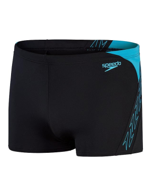Speedo Jnr Hyperboom Aqua Shorts - Black/Blue